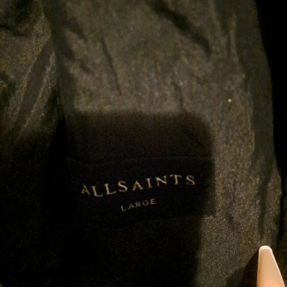 All Saints Bassett Ramskull Bomber Jacket NWOT - Picture 8 of 8